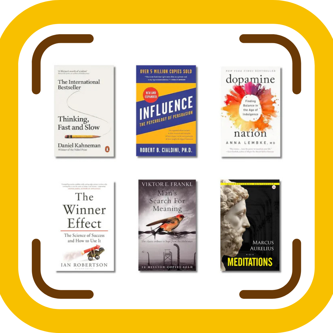 Psychology & Mindset Collection (6 Books Combo)