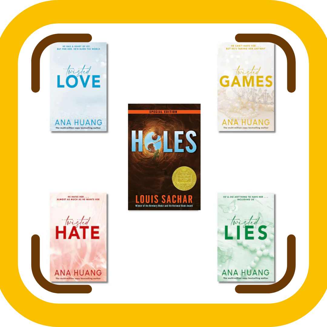 Twisted Love, Twisted Games, Twisted Hate, Twisted Lies and Holes (Combo 5 Book)