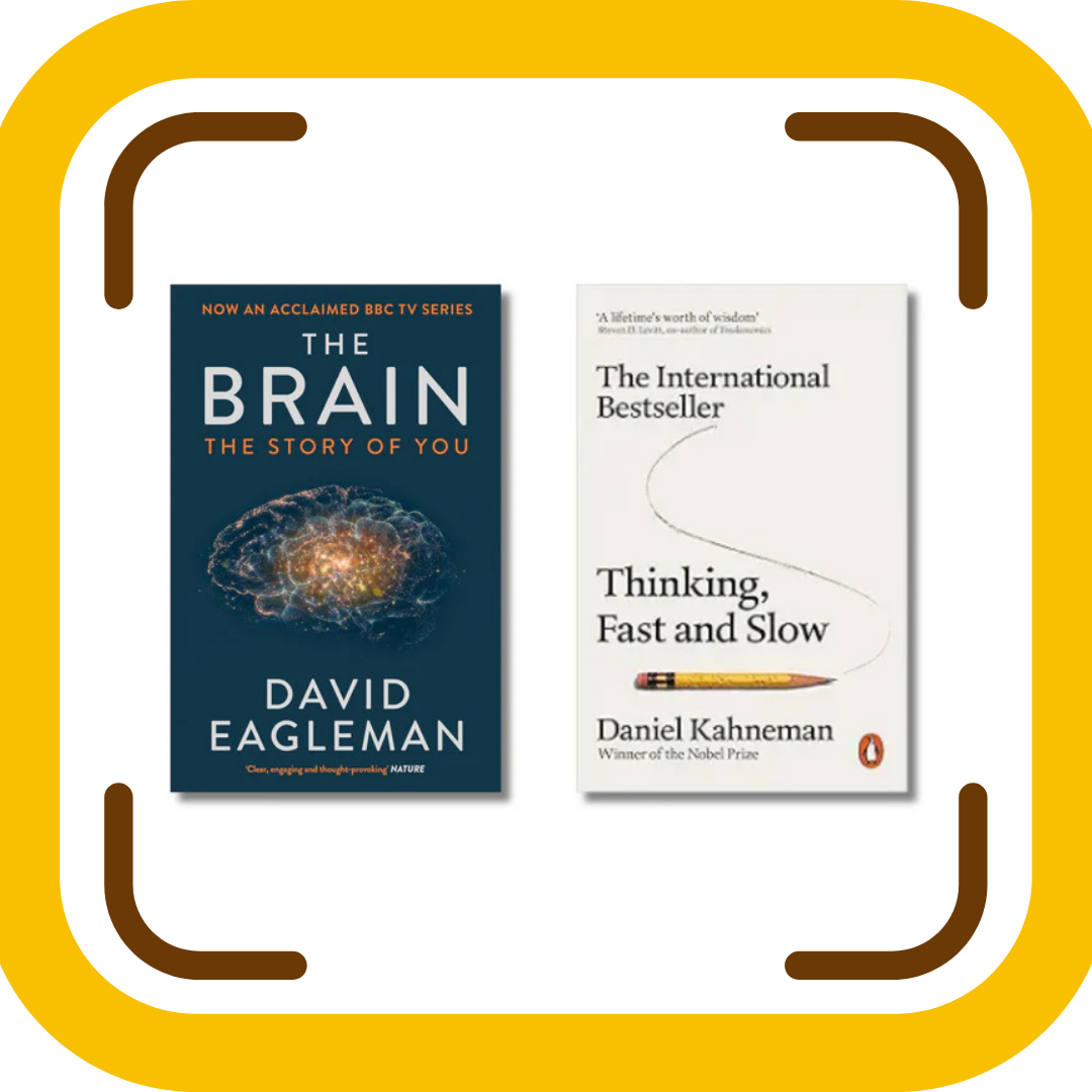 (Combo 2 Book) The Brain + Thinking, Fast and Slow