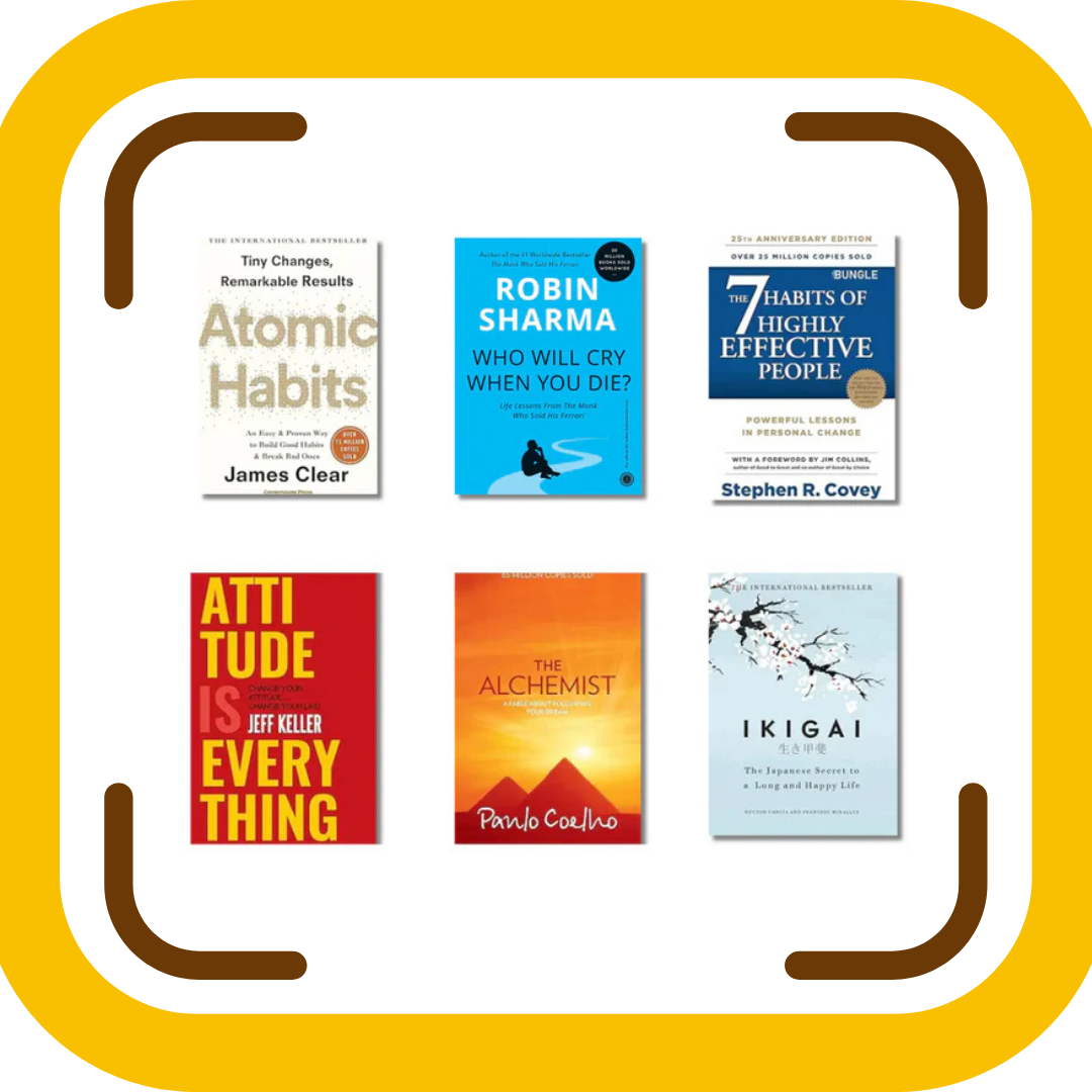 6 Books Self help Combo Offer