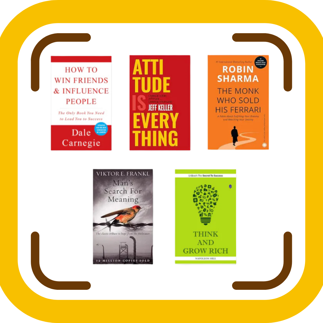 Mindset & Life Lessons Combo – 5 Books That Transform How You Think