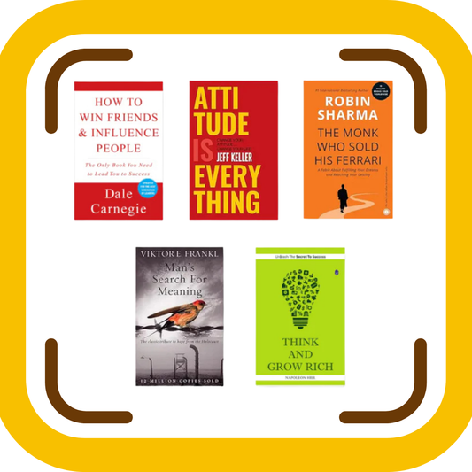 Mindset & Life Lessons Combo – 5 Books That Transform How You Think