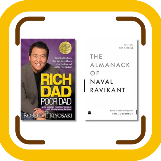 (Combo)  Rich Dad Poor Dad + The Almanack Of Naval Ravikant