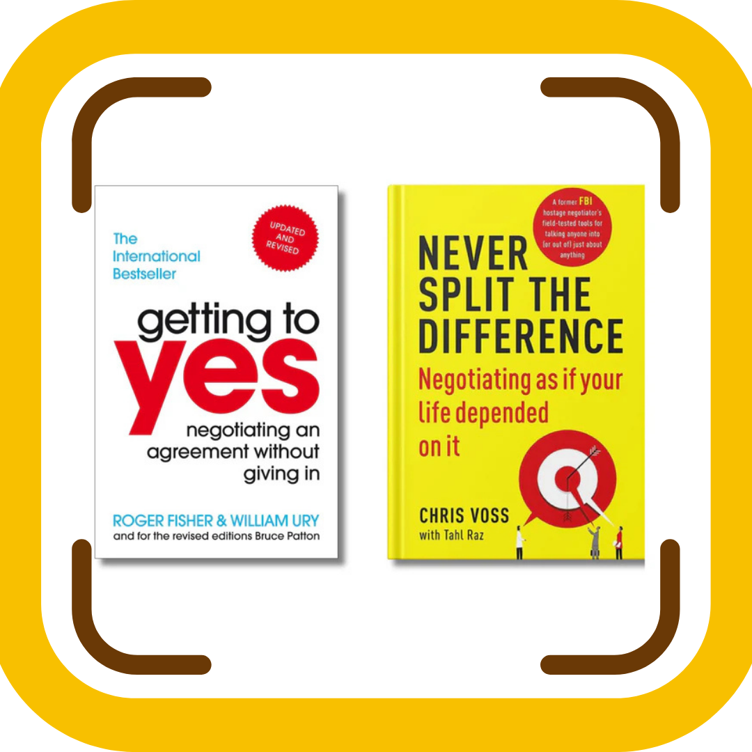 (Combo 2 Book) Getting to Yes + Never Split the Difference