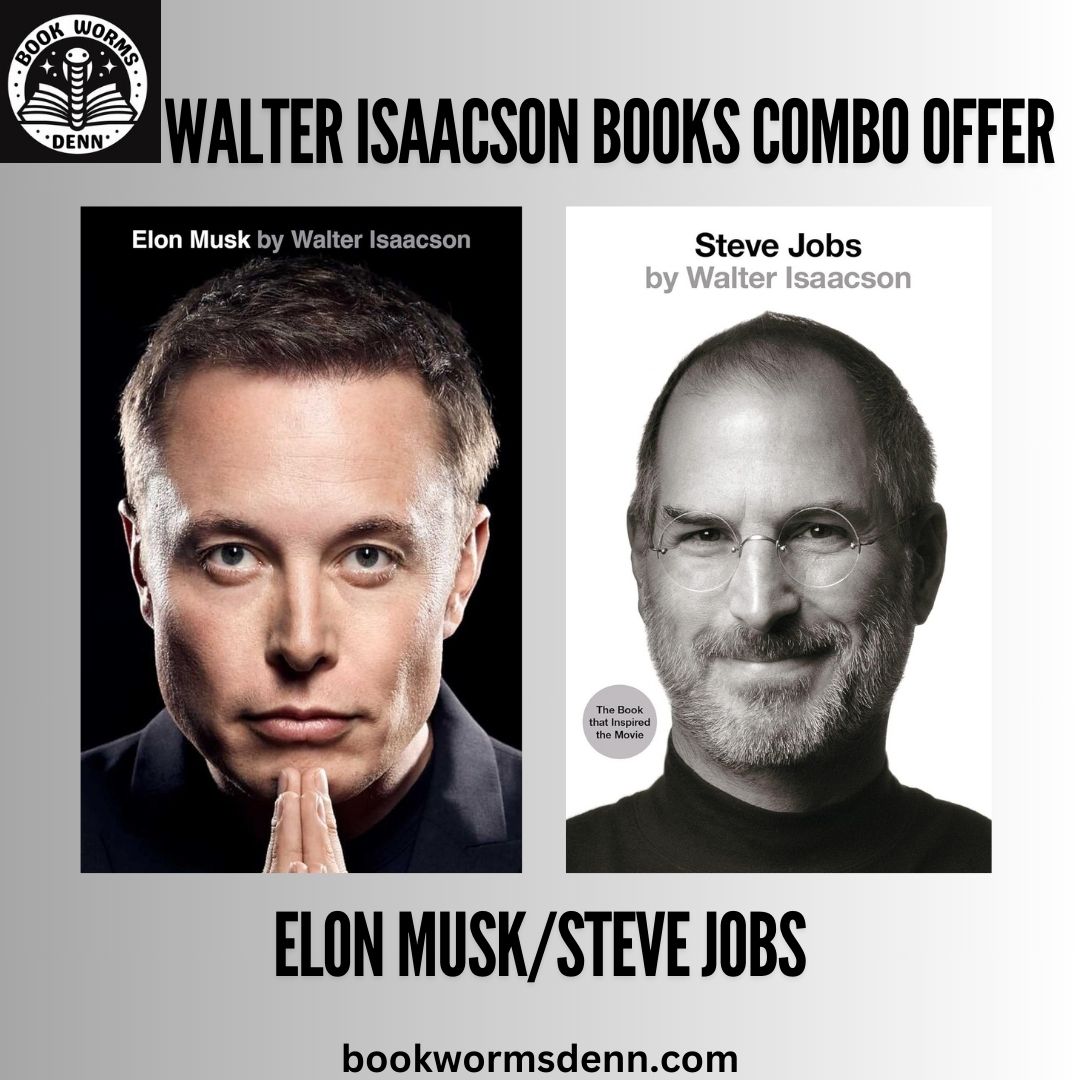 WALTER ISAACSON 2 BOOKS COMBO OFFER