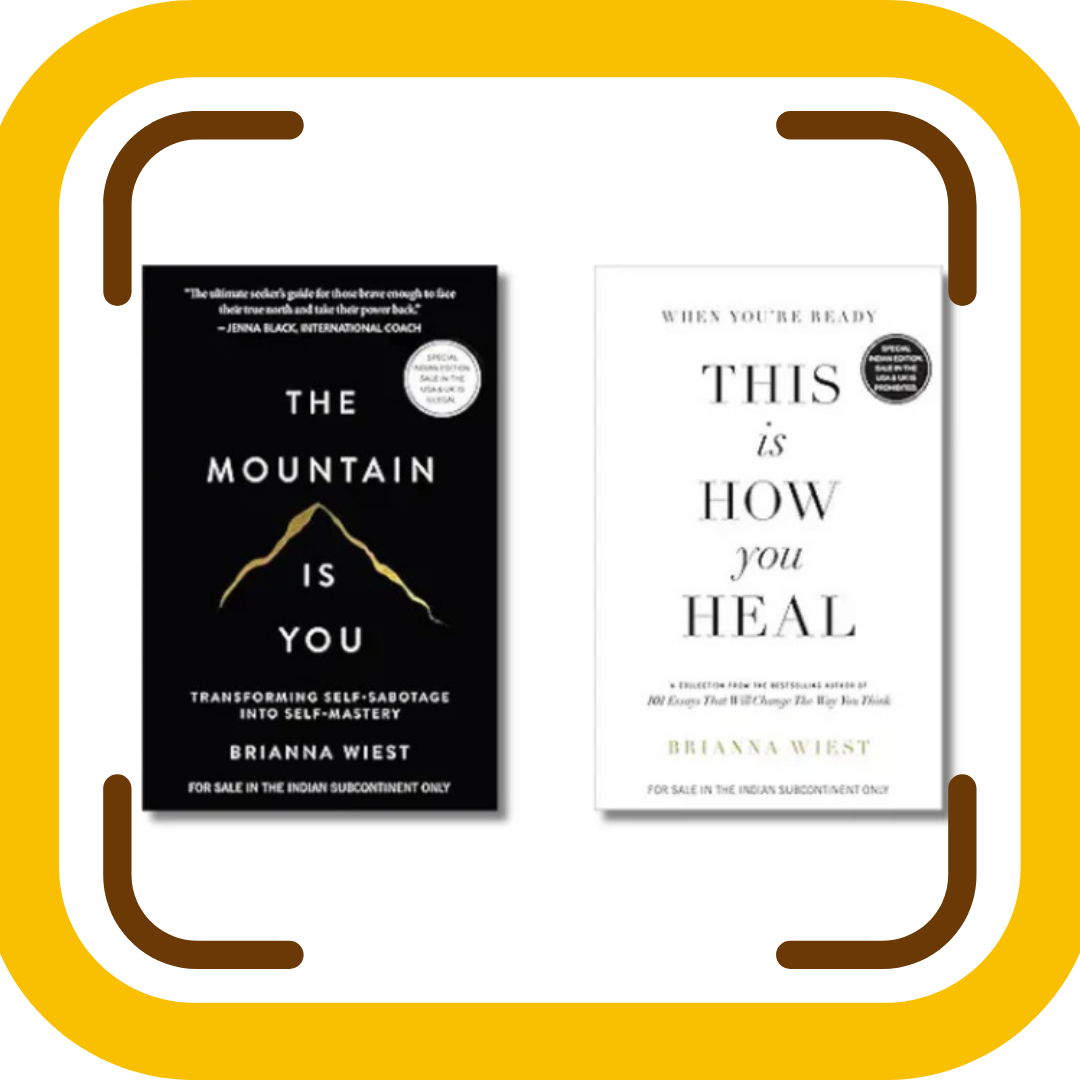 (Combo 2 Book) The Mountain is You + This Is How You Heal By Brianna Wiest