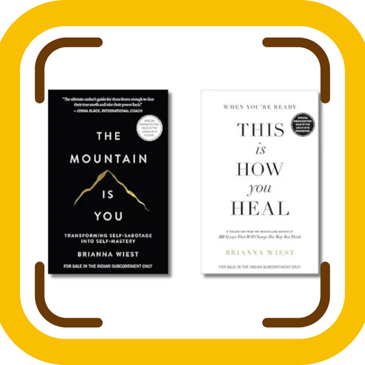 (Combo 2 Book) The Mountain is You + This Is How You Heal By Brianna Wiest