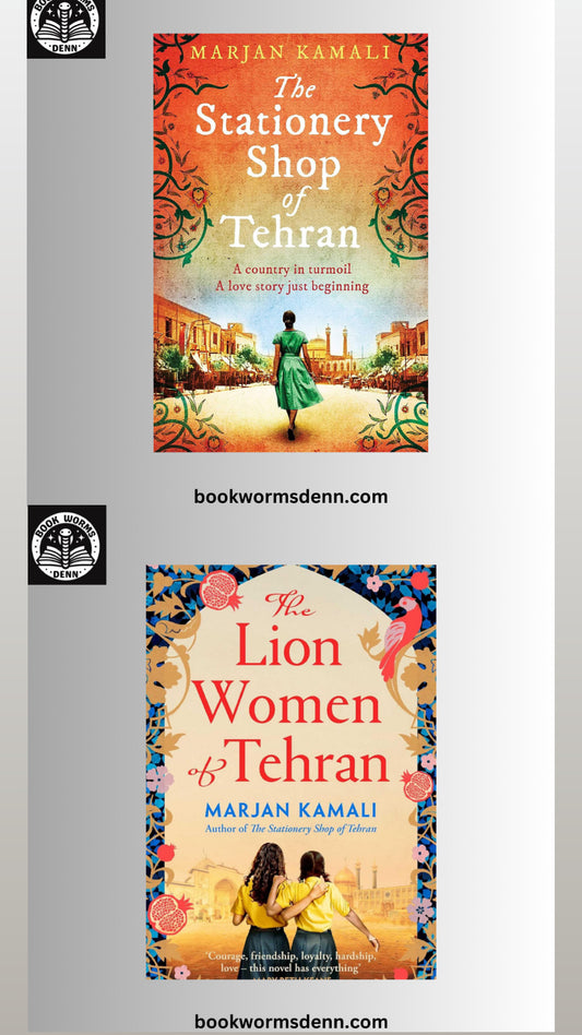 MARJAN KAMALI COMBO OF 2 BOOKS (The stationary shop of tehran , The lion women of tehran)