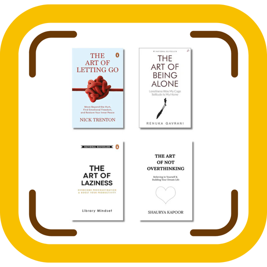 (Combo) The Art of Letting Go + The Art of Being Alone + The Art of Laziness + The Art of Not Overthinking
