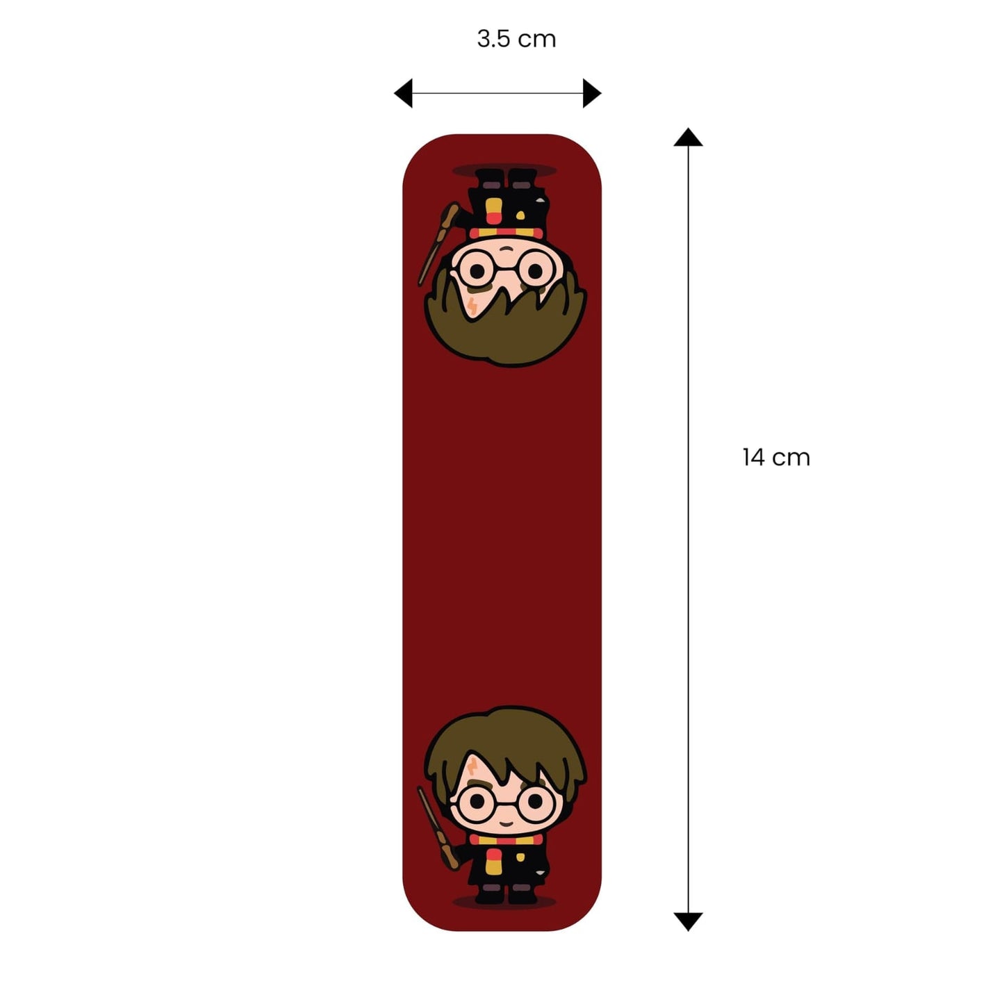 Harry Potter Bookmarks Chibi - Set of 3 Magnetic Bookmarks